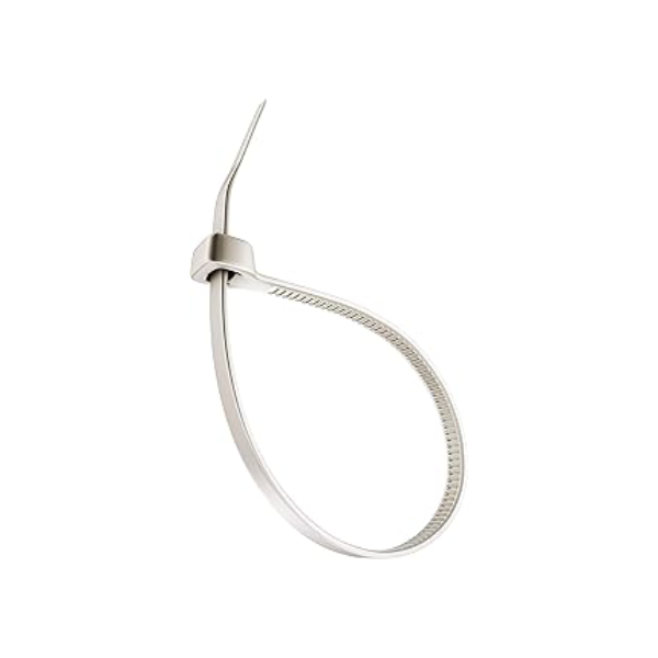 Sfor | Abraçadeira de Nylon 2,5X100 mm Natural | 100 Peças | Fita para Organização de Fios e Cabos, Lacres e Malotes