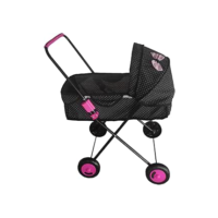 Carrinho de Boneca Xikitita Infantil Brinquedo De Passeio Para O Bebe Reborn De Sua Filha, Com Capota Dobrável, Trava Automática, Desmontável e Portátil.