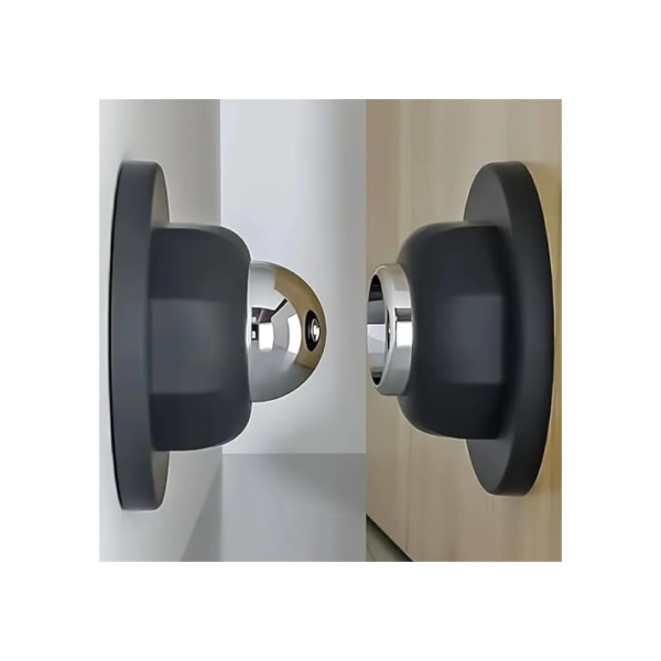 1 batente magnético macio de fácil instalação, montagem adesiva sem perfuração, adequado para casa e escritório