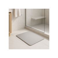 Tapete de Pedra Diatomita para Banheiro Cinza 60cm - Lyor