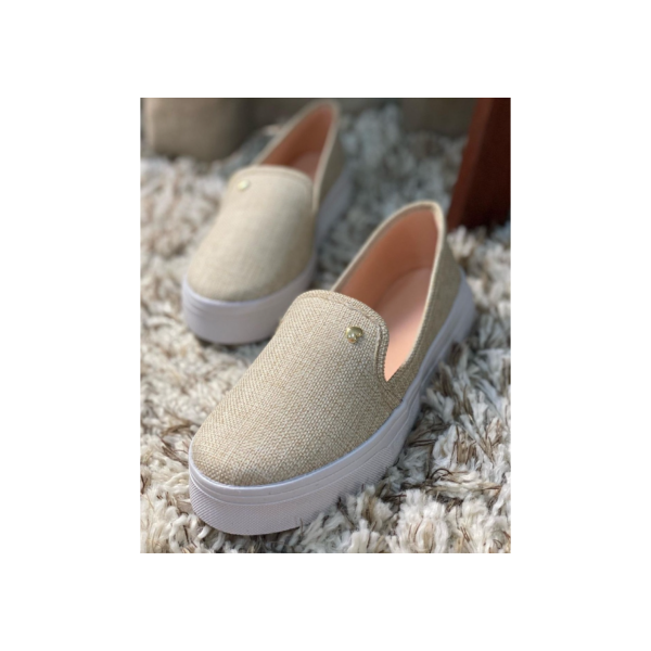 Tênis Feminino Slip On Preto