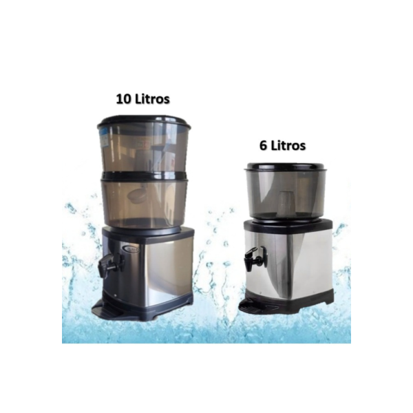 Bebedouro Filtro Para Água Inox Com Base De Barro