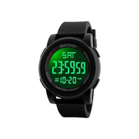 Relógio Masculino Skmei 1257 Á Prova D'água 50m Digital Esportivo Shock Silicone Preto