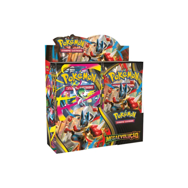 Box de Cartas Pokémon Megaevolução Pokémon Tcg Colecionáveis