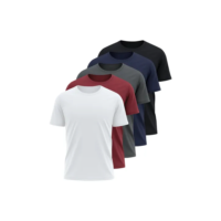 Kit 5 Camisetas Básicas Masculina Dry Fit Lisa Tradicional