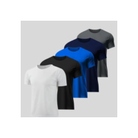 Kit 5 Camisetas Básicas Masculina Dry Fit Lisa Tradicional