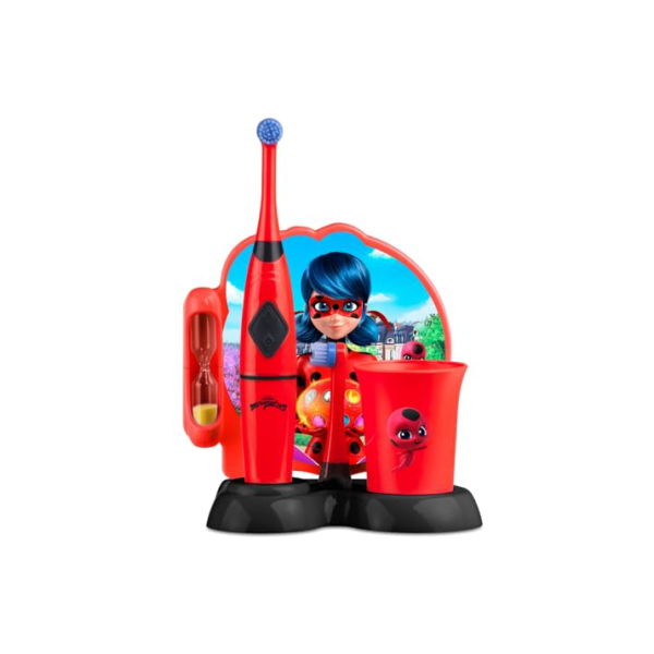 Escova Elétrica Rotacional Funny Brush Lady Bug Miraculous Multi Saúde - HC428