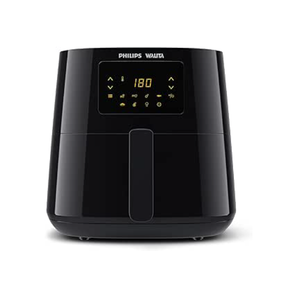 Philips Walita Preta Fritadeira Airfryer Essential XL Digital, 6.2L de capacidade, Garantia internacional de dois anos, 110V, 2000W (RI9270/90)