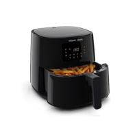 Philips Walita Preta Fritadeira Airfryer Essential XL Digital, 6.2L de capacidade, Garantia internacional de dois anos, 110V, 2000W (RI9270/90)