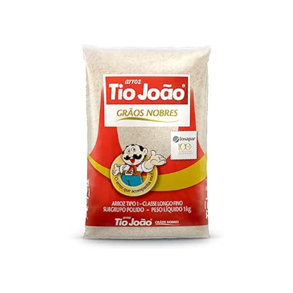 Tio João 100% Grãos Nobres - Arroz, 1kg