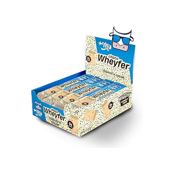 +Mu Chocowheyfer Proteico Sabor Cookies - Display com 12 unidades - 300g