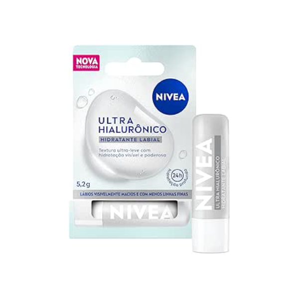 NIVEA Hidratante Labial Ultra Hialurônico 5,2g