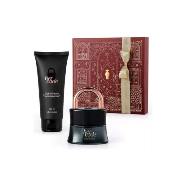 Kit Pre Her Code Eau De Parfum 50ml Loção Corporal Perf Oboticario 200ml Presente Volume Da Unidade 50 Ml