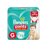 Fralda Pampers Pants Ajuste Total G 72 unidades