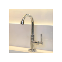 Torneira Lavatorio Banheiro ABS 1/4 Volta Cromada Hope Metais 1198 C72 Plateado