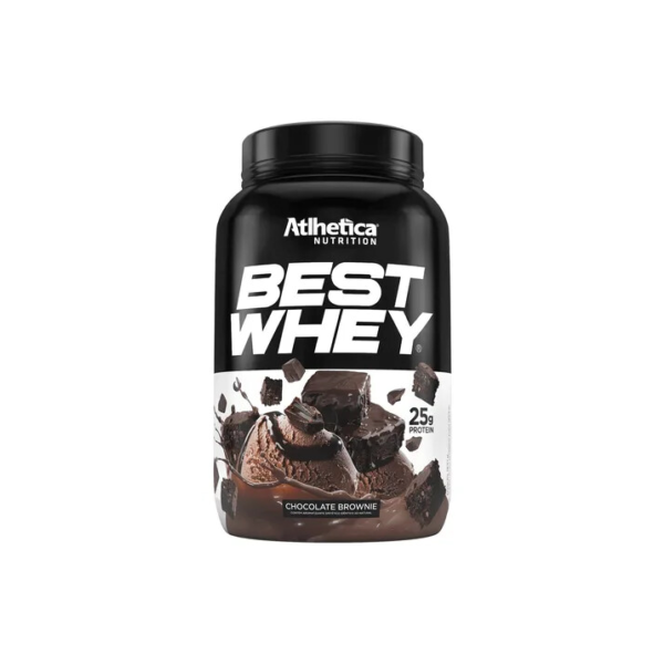 Best Whey Protein Brownie Chocolate 900g Proteína 25g Atlhetica Nutrition