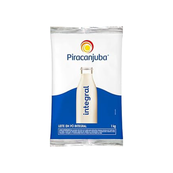 Piracanjuba Leite Em Pó Integral 1Kg
