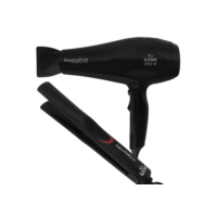 Kit Prancha e Secador de Cabelo Eleganza Plus 127V Gama Italy