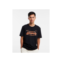Camiseta Comfort em Algodão Estampa Hearthless Records Preto