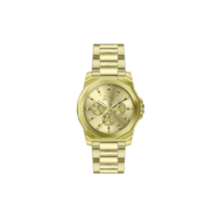 Invicta Relógio masculino Speedway 42 mm de quartzo em aço inoxidável, dourado (modelo: 46855), Dourado, Tendência