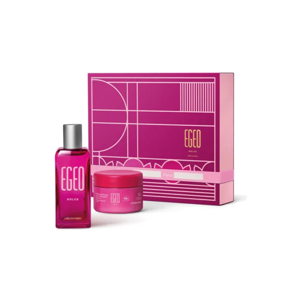 Kit Presente Egeo Dolce: Colônia + Merengue Hidratante Gênero Feminino
