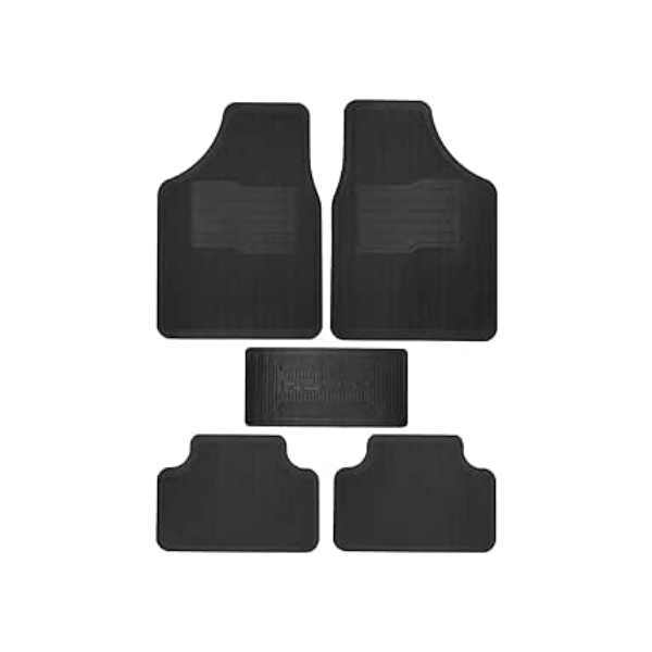 Jogo de Tapetes Automotivos Emborrachados Universal para Carros (Kit 5 Peças Sem Logo)