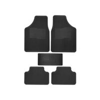 Jogo de Tapetes Automotivos Emborrachados Universal para Carros (Kit 5 Peças Sem Logo)