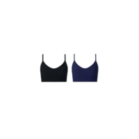 Kit 2 Tops Esportivos Proteção UV Hering Sports - Preto+Azul