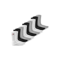 Kit 15 Pares Meias Sport Algodão Cano Alto Sandrini Conforto