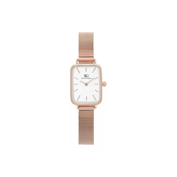 Relógio Feminino Square Nolita Rosé Gold-saint Germain Cor da correia Rose gold Cor do bisel Rose gold Cor do fundo Branco