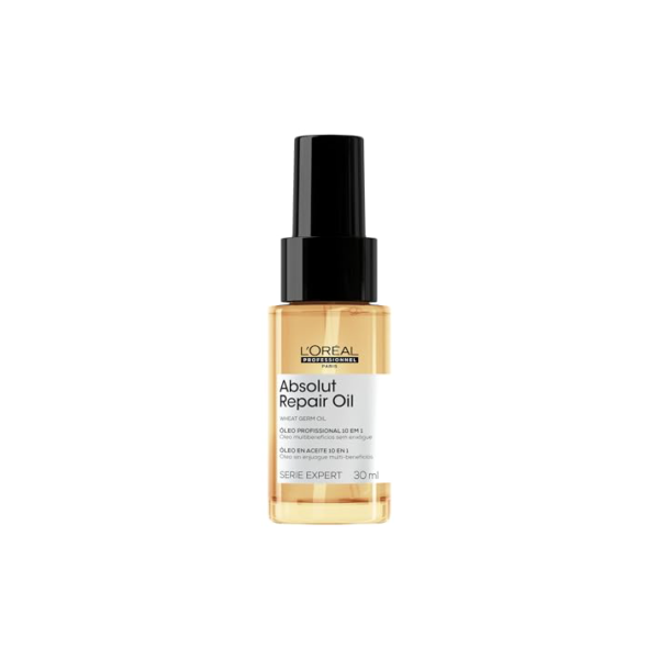 L'Oréal Professionnel Absolut Repair, Óleo de Tratamento Capilar Leave-in Multi-Benefícios 10 em 1, Cabelos Secos e Danificados, Proteína e Óleo de Proteína de Trigo, 30ml
