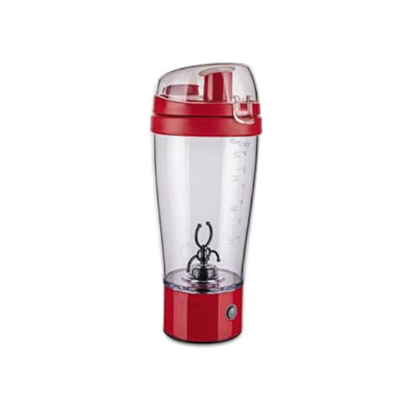 Euro Home MIX6552-VM - Mixer Shake à Pilha com Copo, Vermelho