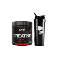 Creatina Pura 300g e Coqueteleira Fuse 700 ml Dark Lab