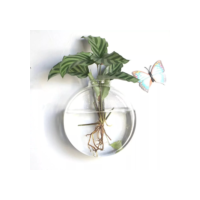 Vaso De Vidro Parede Pendurado Tanques De Peixes Hydroponic Hidropônicos Terrarium Plantas Penduradas Flores Vaso