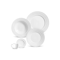 Aparelho De Jantar Roma Branco 20 Peças Porto Brasil