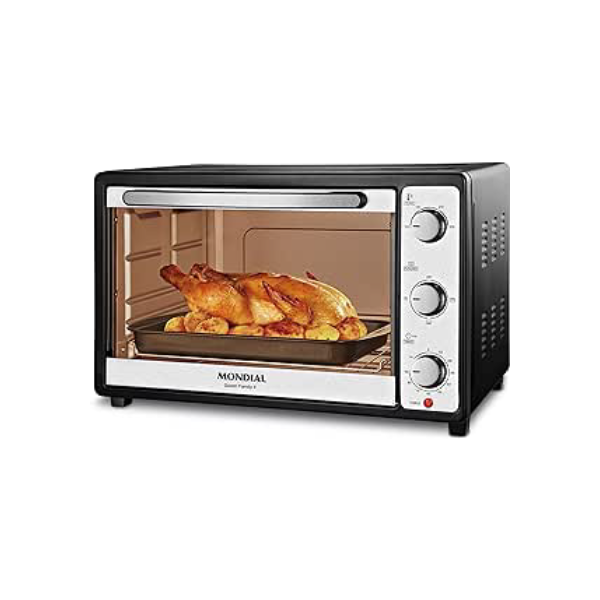 Forno Elétrico 52L Grand Family II, Mondial, Preto/Inox, 1800W, 220V - FR-52