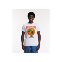 Camiseta em Meia Malha com Estampa Foo Fighters Mosquito Branco