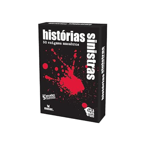 Galápagos, Histórias Sinistras 1, Jogo de Cartas para Amigos, a partir de 2 jogadores, 15 minutos por partida