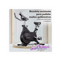 Bicicleta Ergométrica Compacta e Silenciosa - Bike Spinning para Apartamento, 150kg