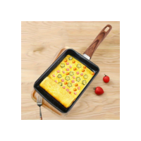 Panela frigideira Japonesa Antiaderente quadrada para Omelete