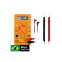Multímetro Digital Dt-830 Dcv Acv Dca Diodo Com Bateria 9v