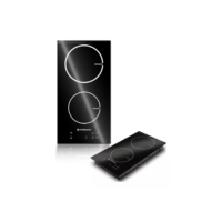 Cooktop de Indução 2 Bocas 3500W Portátil Preto Painel Touch, Timer e Trava de Segurança - 110V/220V