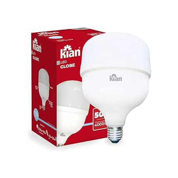 Lâmpada Led Globe Kian Forte e Alta Potência Base E-27 50W 6,5K Bivolt