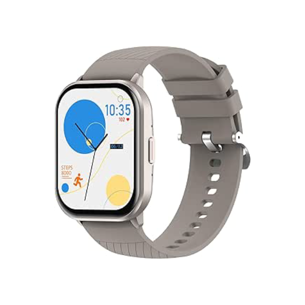 Relógio Digital Feminino Masculino Smartwatch Inteligente Bluetooth, Full Touch a Prova d 'água IP68 com 120+ Modos de Exercício e Esporte, Prata
