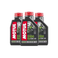 Kit Óleo Lubrificante Motul 5100 4t 10w30 C/ 3 Litros
