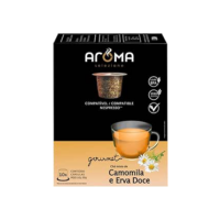 Aroma Selezione Cápsulas De Chá Camomila Com Erva Doce Compatível Com Nespresso Contém 10 Cápsulas