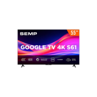 Smart Tv Google Tv Led 55 Ultra Hd 4k Semp 55s61 Bluetooth