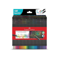 Lápis de Cor, Faber-Castell, EcoLápis Supersoft, 1207100SOFT, 100 Cores