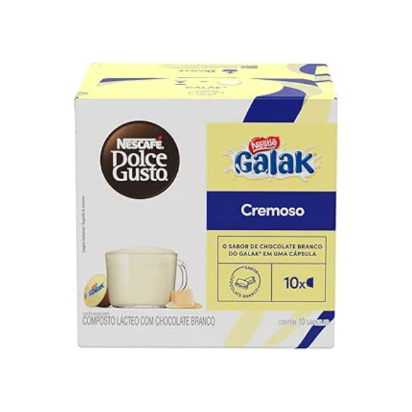 Dolce Gusto Nescafé Achocolatado Em Cápsula Dolce Gusto Galak 10 Cápsulas 180G