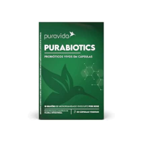 Purabiotics - Probióticos Vivos em Cápsulas | 30 Cápsulas Vegetais